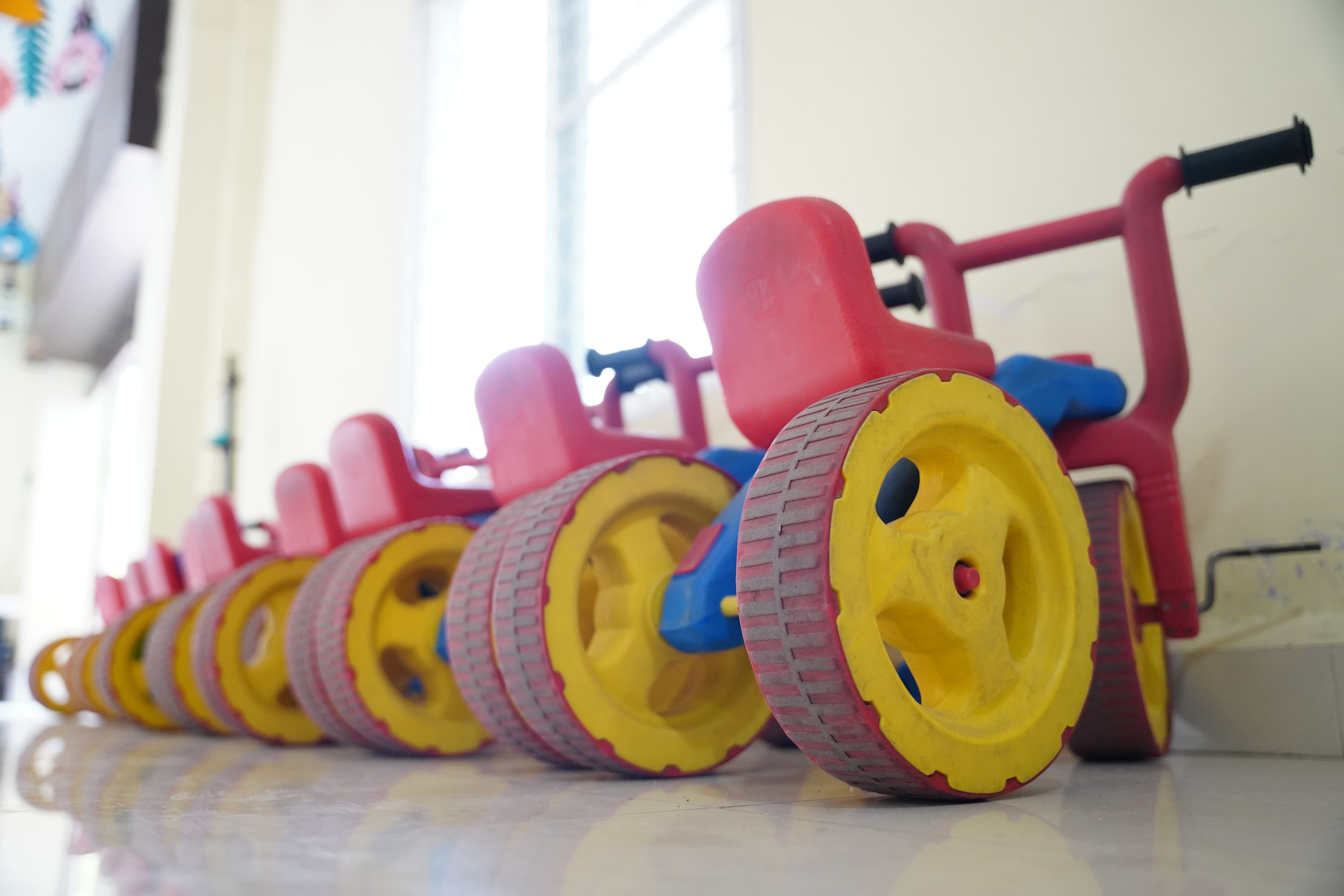 Pre-primary outdoor play rides