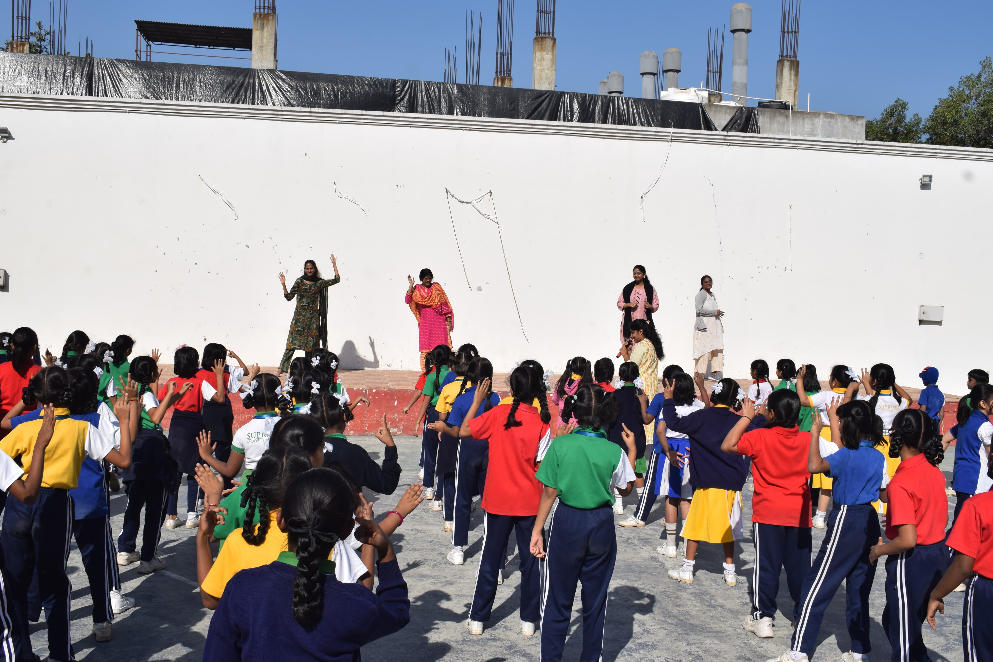 Academic life at Suprabhat Model High School