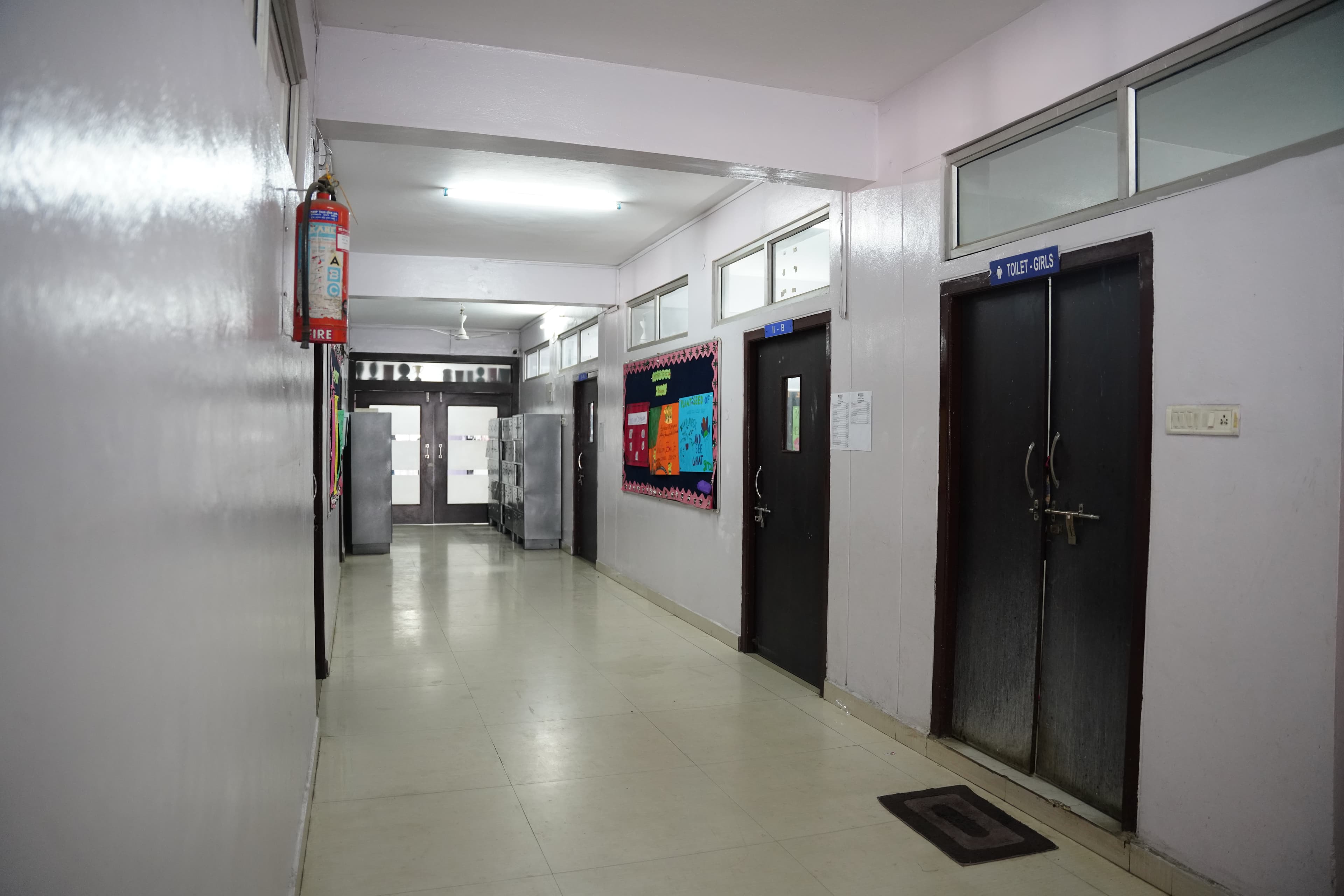 Secondary block corridors and learning areas