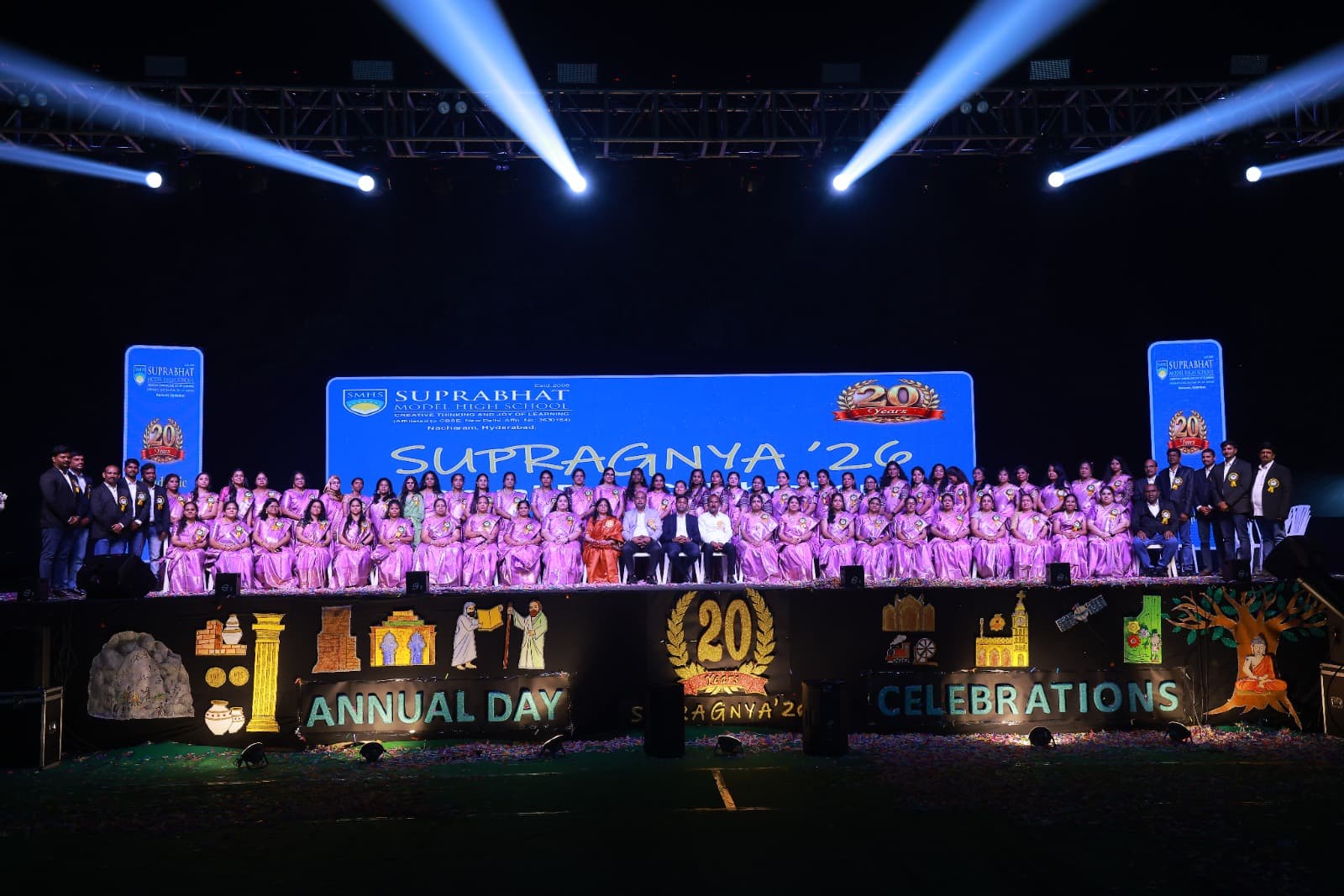 SMHS faculty at Annual Day