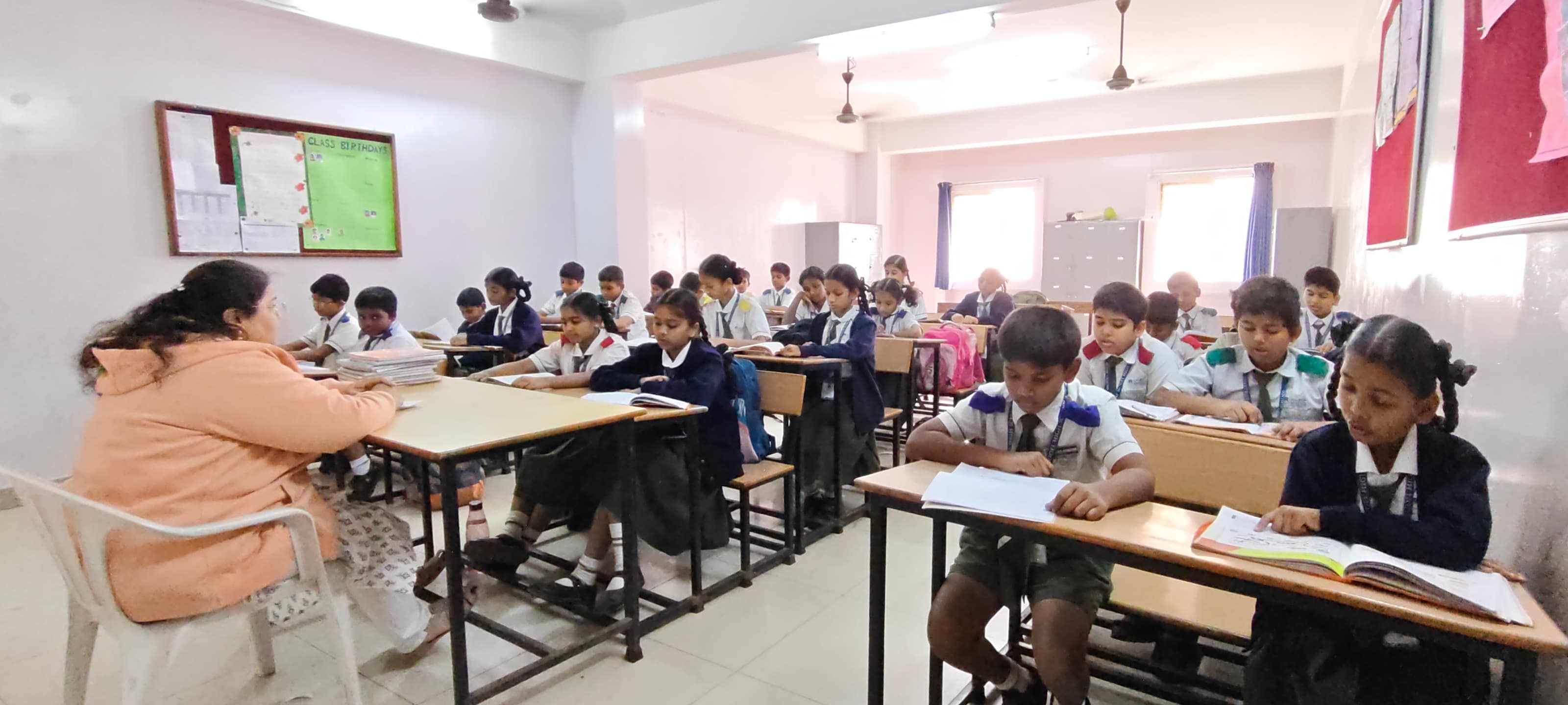 Monitored study period and daily test at SMHS