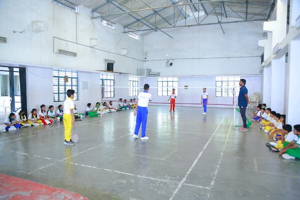 Badminton courts