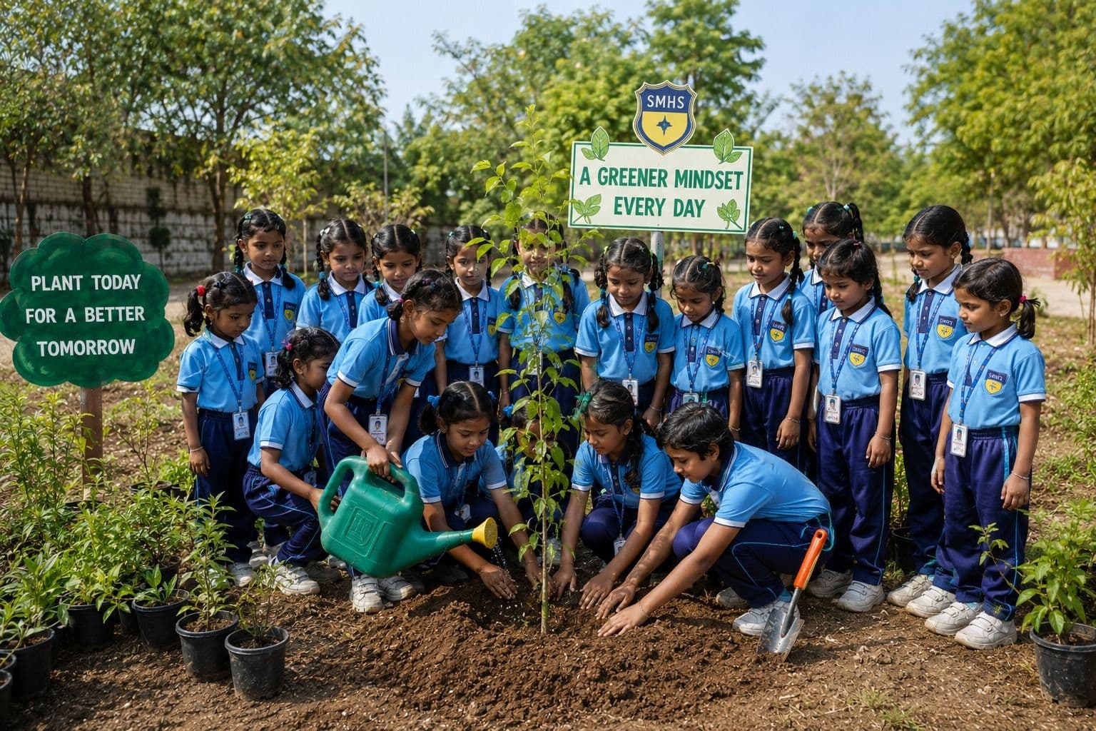 Students in green campus initiatives